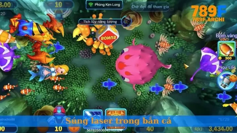 Súng laser trong bắn cá